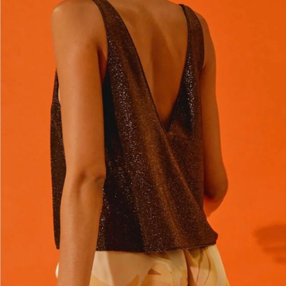 Brown sparkling top from Noo Paris - Picture 5 of 5